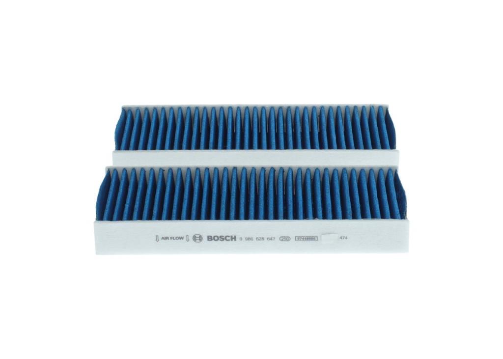 Filtre d'habitacle (Filtre à pollen) BOSCH ref. 0 986 628 647