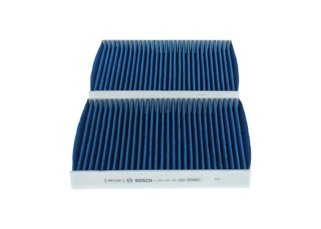 Filtre d'habitacle (Filtre à pollen) BOSCH ref. 0 986 628 658