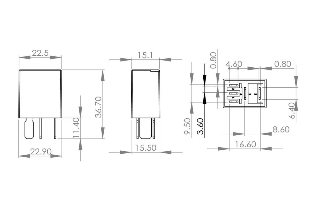 Relais BOSCH ref. 0 986 AH0 320
