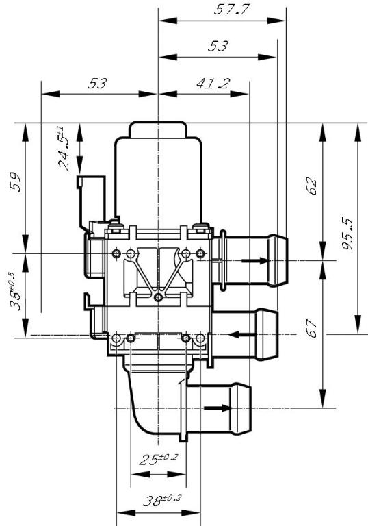 Válvula de controlo, válvula de admissão BOSCH ref. 1 147 412 213