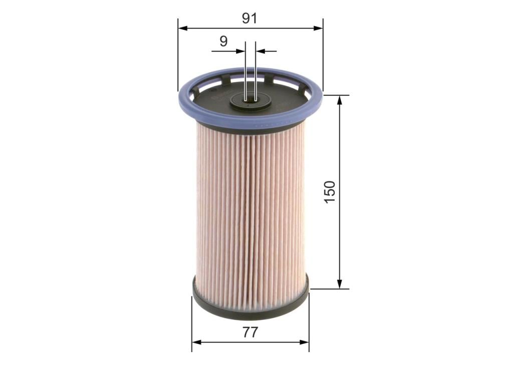 Filtre à carburant (Filtre à gasoil) BOSCH ref. 1 457 070 014