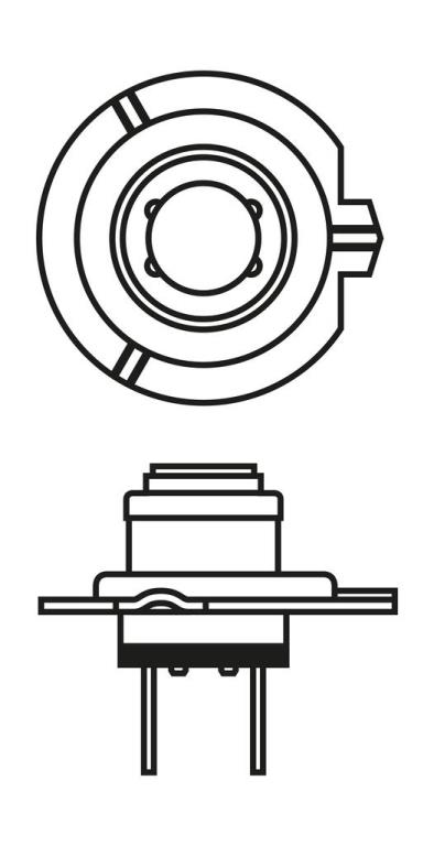 Ampoule BOSCH 1 ✕ H7 - ref. 1 987 301 145