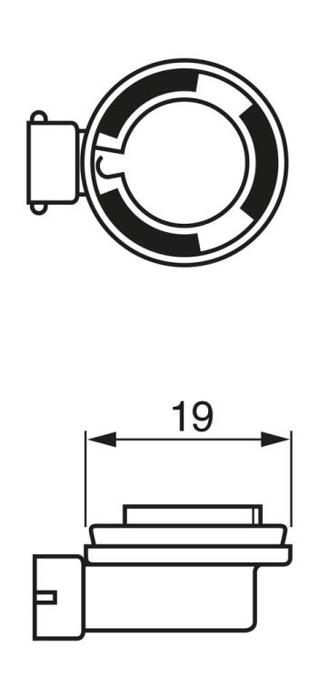 Ampoule BOSCH H8 Pure Light BL - 1 987 301 172