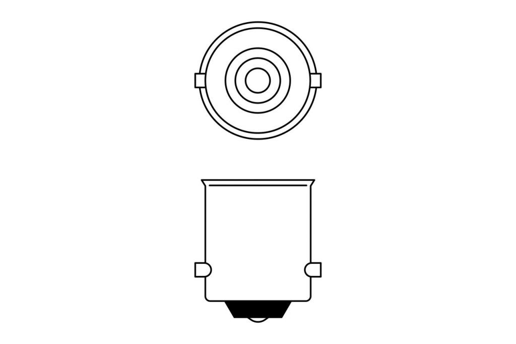 Ampoules LED Eclairage Arrière BOSCH P21W - ref. 1 987 301 517
