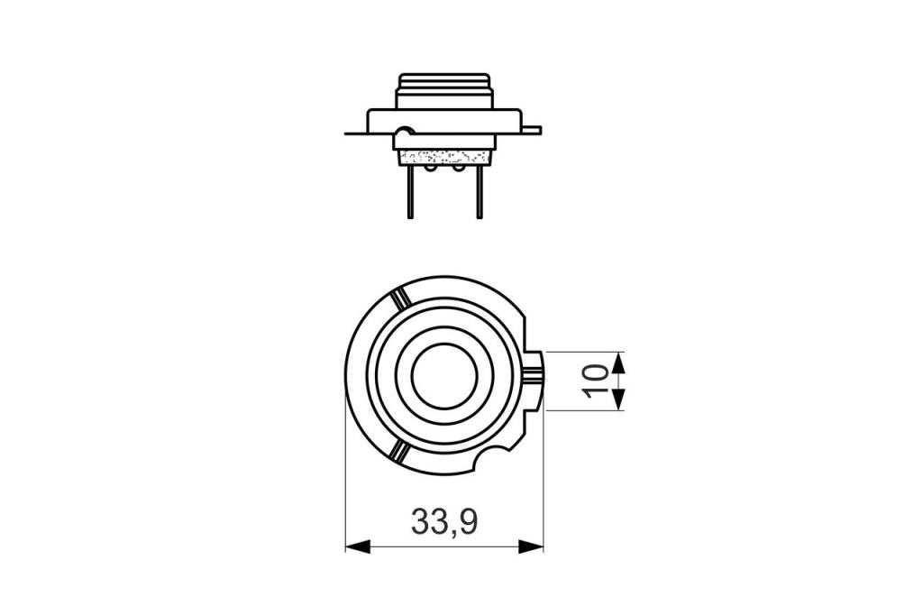 Ampoule BOSCH 1 ✕ H18 - ref. 1 987 302 091