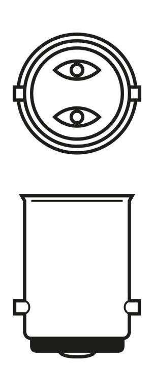Ampoule BOSCH 10 ✕ P21W - ref. 1 987 302 261