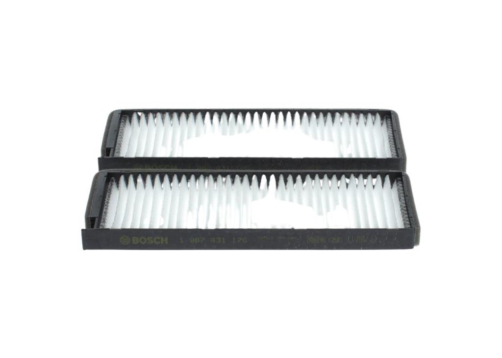 Filtre d'habitacle (Filtre à pollen) BOSCH M1176 - ref. 1 987 431 176