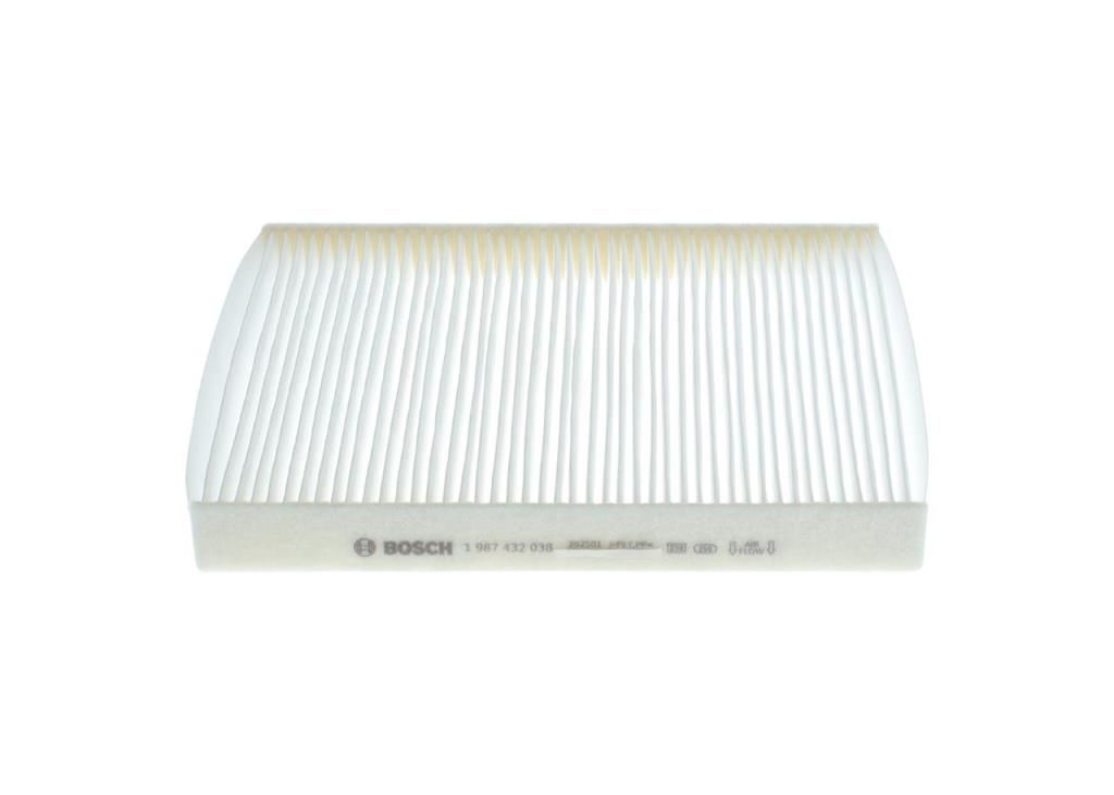 Filtre d'habitacle (Filtre à pollen) BOSCH M2038 - ref. 1 987 432 038