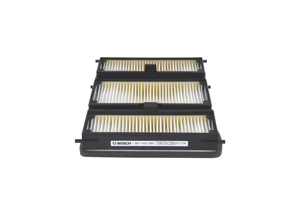 Filtre d'habitacle (Filtre à pollen) BOSCH M2060 - ref. 1 987 432 060