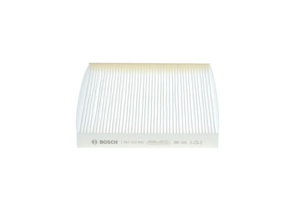Filtre d'habitacle (Filtre à pollen) BOSCH M2092 - ref. 1 987 432 092