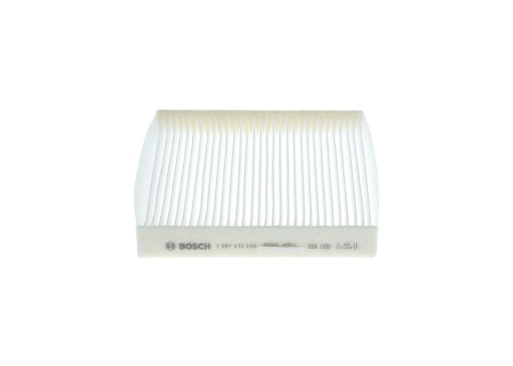 Filtre d'habitacle (Filtre à pollen) BOSCH M2190 - ref. 1 987 432 190