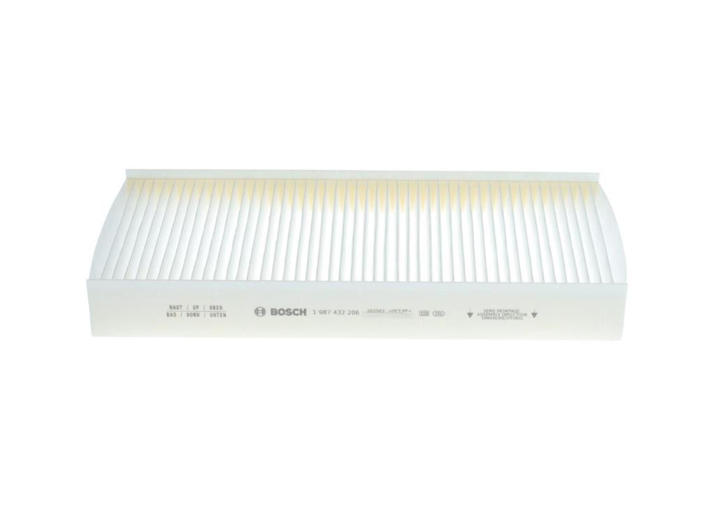 Filtre d'habitacle (Filtre à pollen) BOSCH M2206 - ref. 1 987 432 206