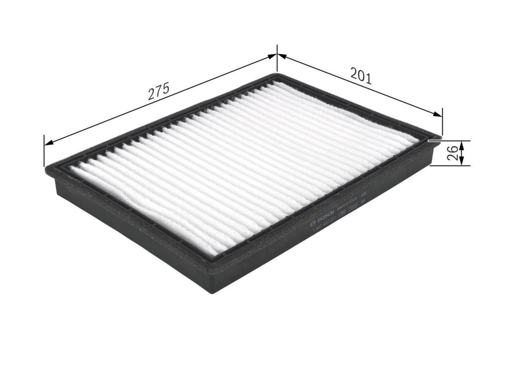 Filtre d'habitacle (Filtre à pollen) BOSCH M2222 - ref. 1 987 432 222