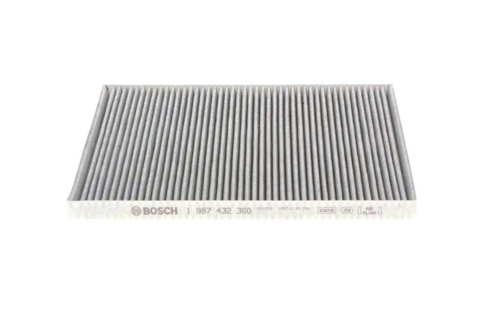 Filtre d'habitacle (Filtre à pollen) BOSCH R2360 - ref. 1 987 432 360