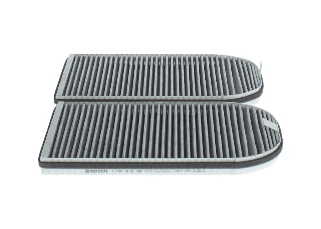 Filtre d'habitacle (Filtre à pollen) BOSCH R2362 - ref. 1 987 432 362