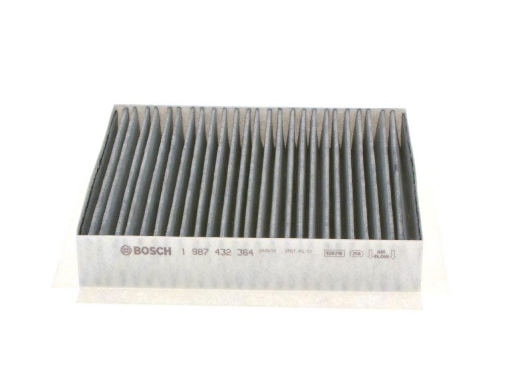 Filtre d'habitacle (Filtre à pollen) BOSCH R2364 - ref. 1 987 432 364