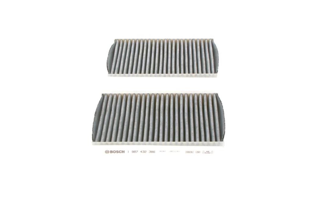 Filtre d'habitacle (Filtre à pollen) BOSCH R2386 - ref. 1 987 432 386
