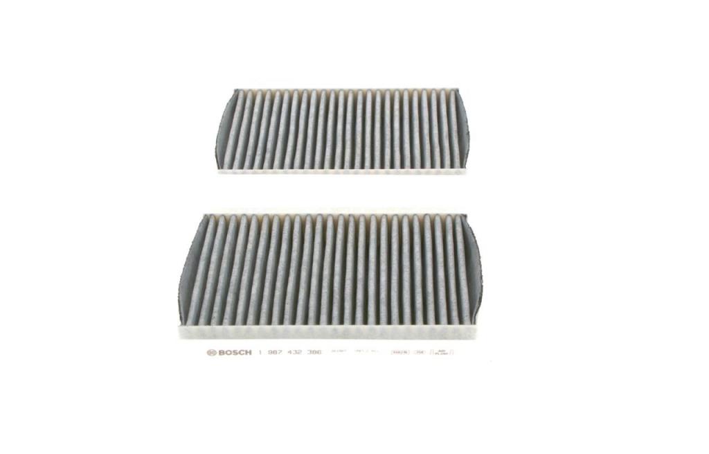 Filtre d'habitacle (Filtre à pollen) BOSCH R2386 - ref. 1 987 432 386