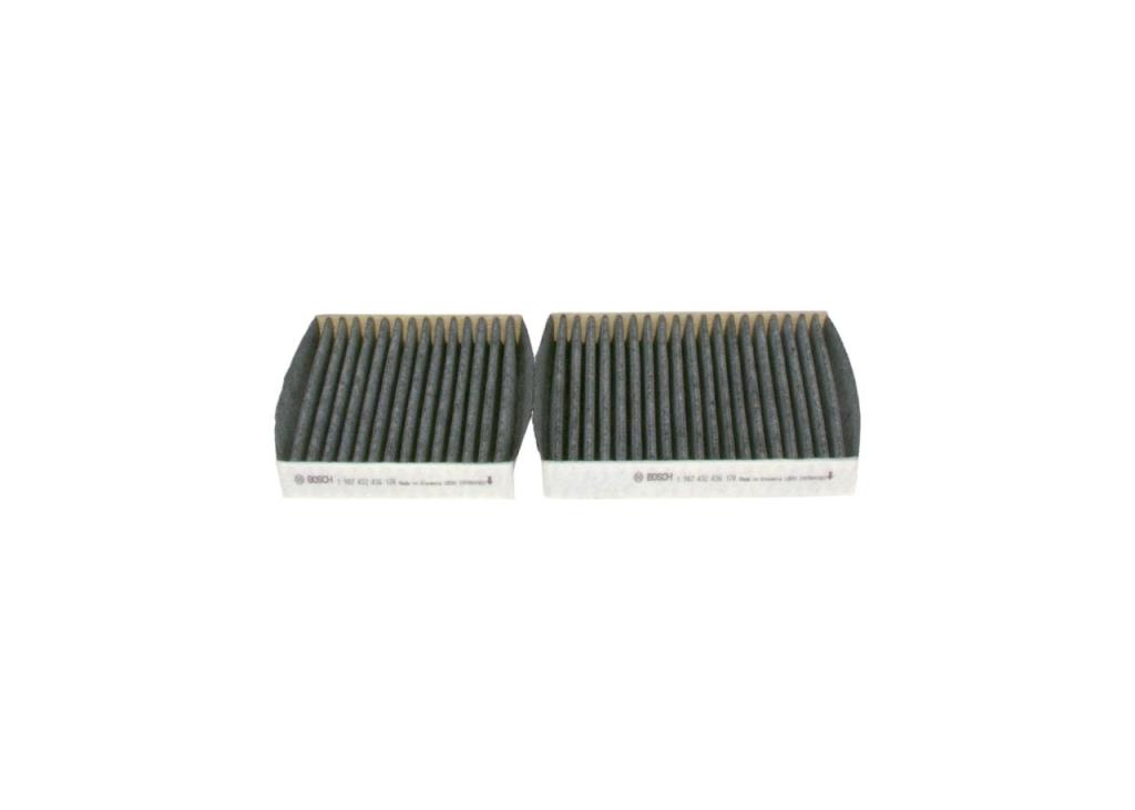 Filtre d'habitacle (Filtre à pollen) BOSCH R2436 - ref. 1 987 432 436