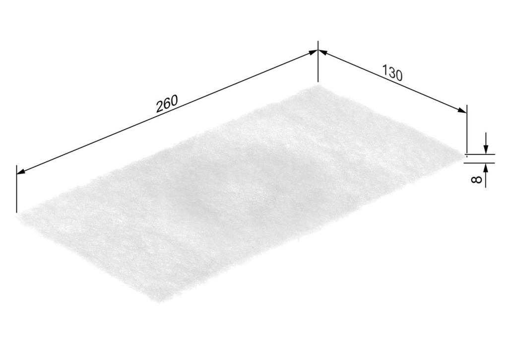 Filtre d'habitacle (Filtre à pollen) BOSCH M5094 - ref. 1 987 435 094