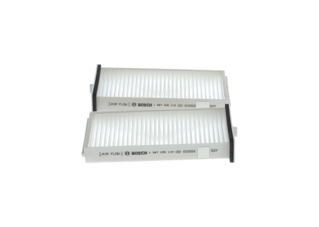 Filtre d'habitacle (Filtre à pollen) BOSCH M5119 - ref. 1 987 435 119