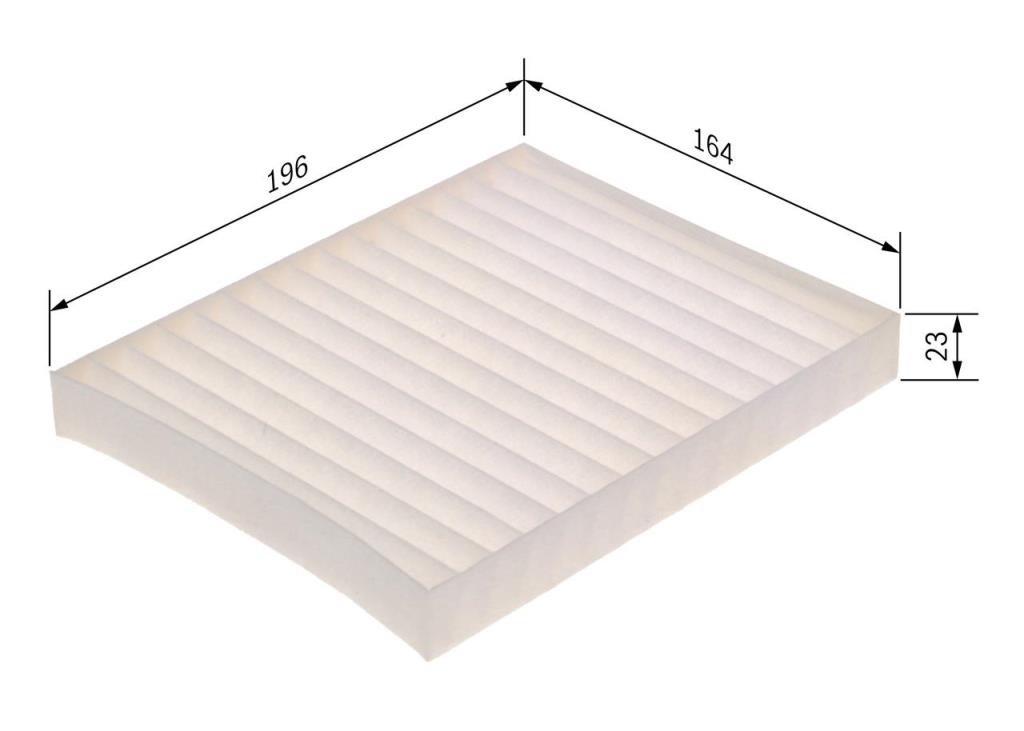 Filtro de habitáculo BOSCH M5144 - ref. 1 987 435 144