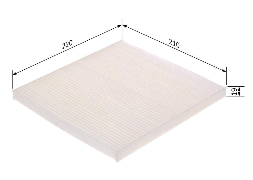 Filtre d'habitacle (Filtre à pollen) BOSCH ref. 1 987 435 148