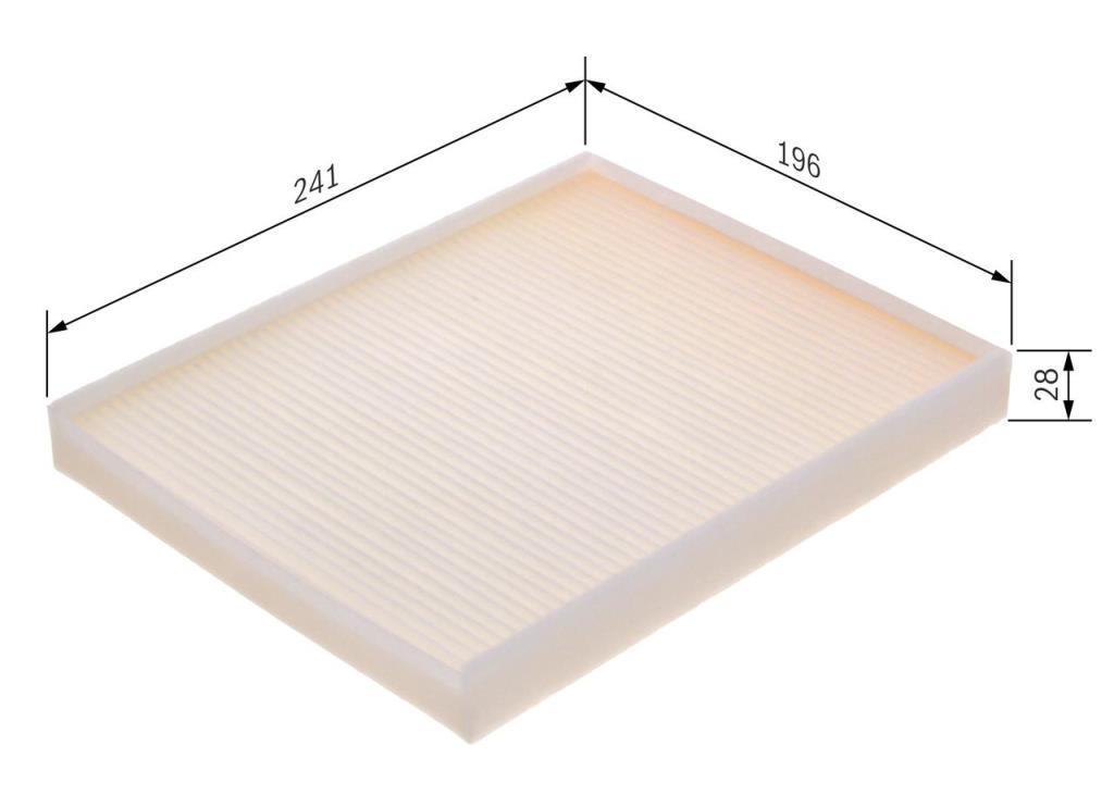 Filtre d'habitacle (Filtre à pollen) BOSCH  ref. 1 987 435 159