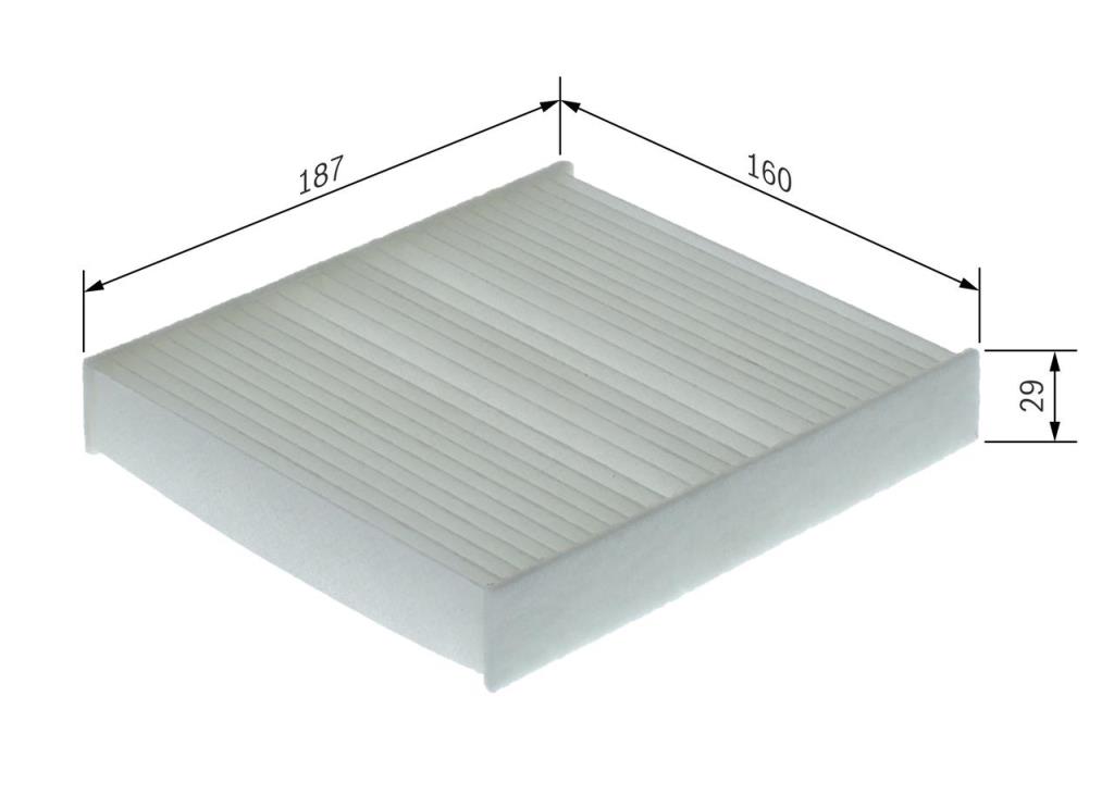 Filtre d'habitacle (Filtre à pollen) BOSCH  ref. 1 987 435 168