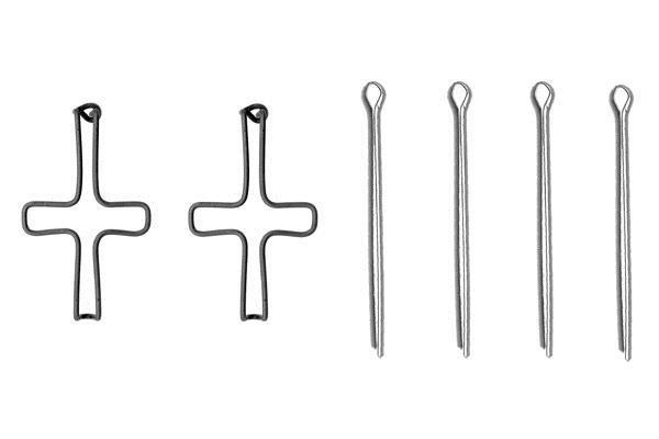 Kit acessórios de pastilhas de travão BOSCH ref. 1 987 474 162