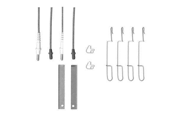 Kit d'accessoires, plaquette de frein à disque BOSCH 1 987 474 320