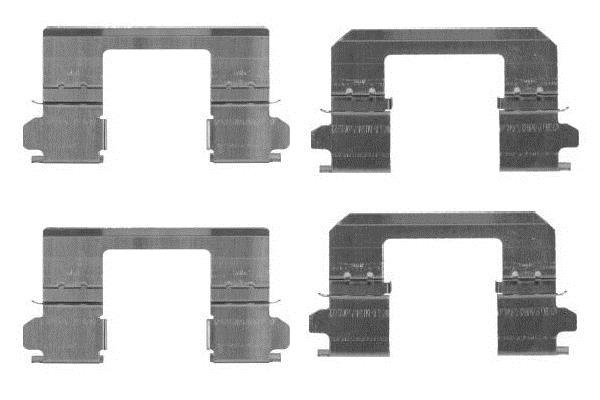 Kit acessórios de pastilhas de travão BOSCH ref. 1 987 474 461