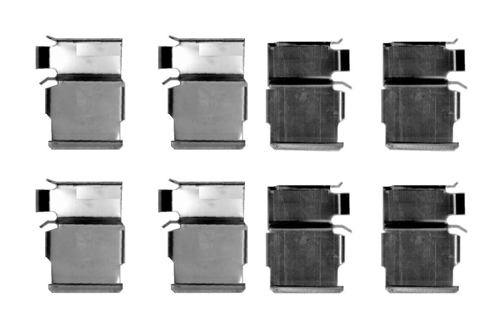 Kit d'accessoires pour plaquette de frein à disque BOSCH 1 987 474 605