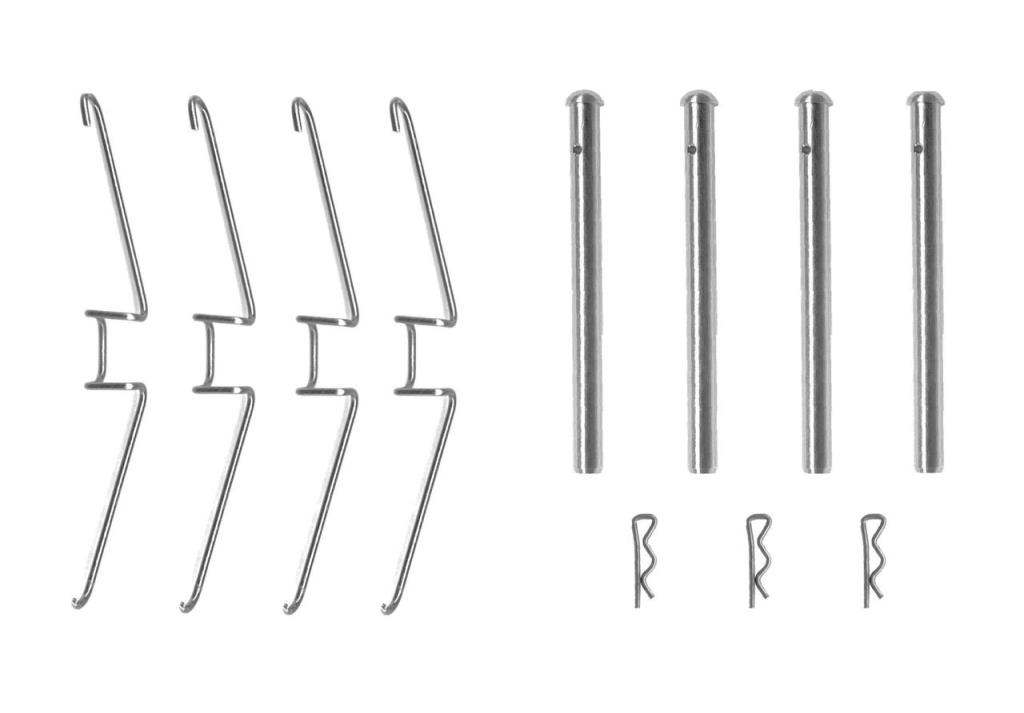 Kit d'accessoires pour plaquette de frein à disque BOSCH ref. 1 987 474 611
