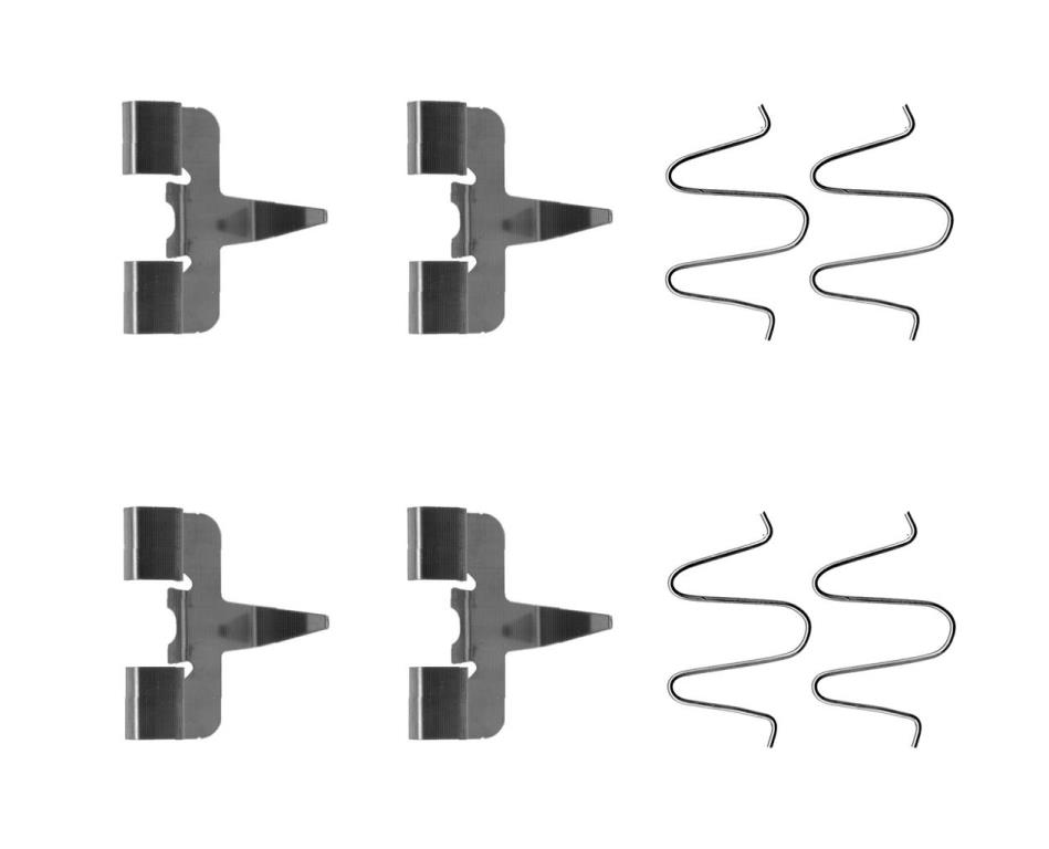 Kit d'accessoires pour plaquette de frein à disque BOSCH 1 987 474 619