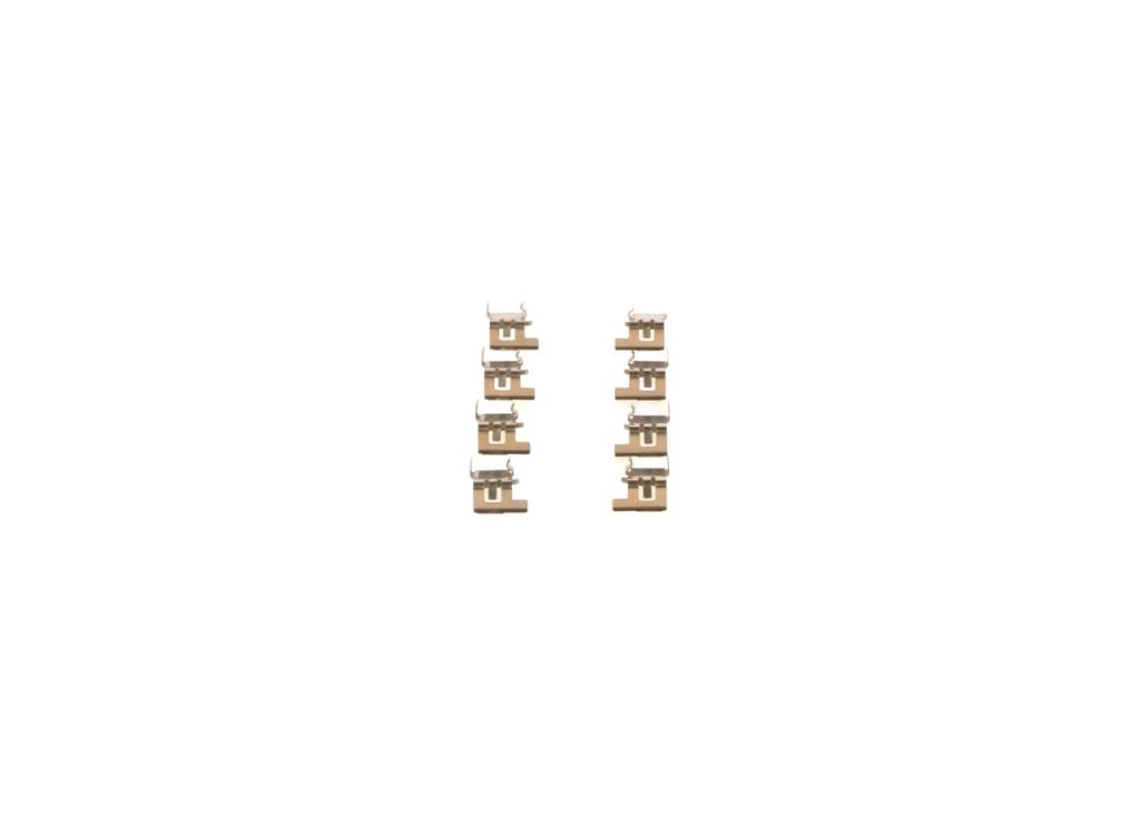 Kit d'accessoires pour plaquette de frein à disque BOSCH 1 987 474 640