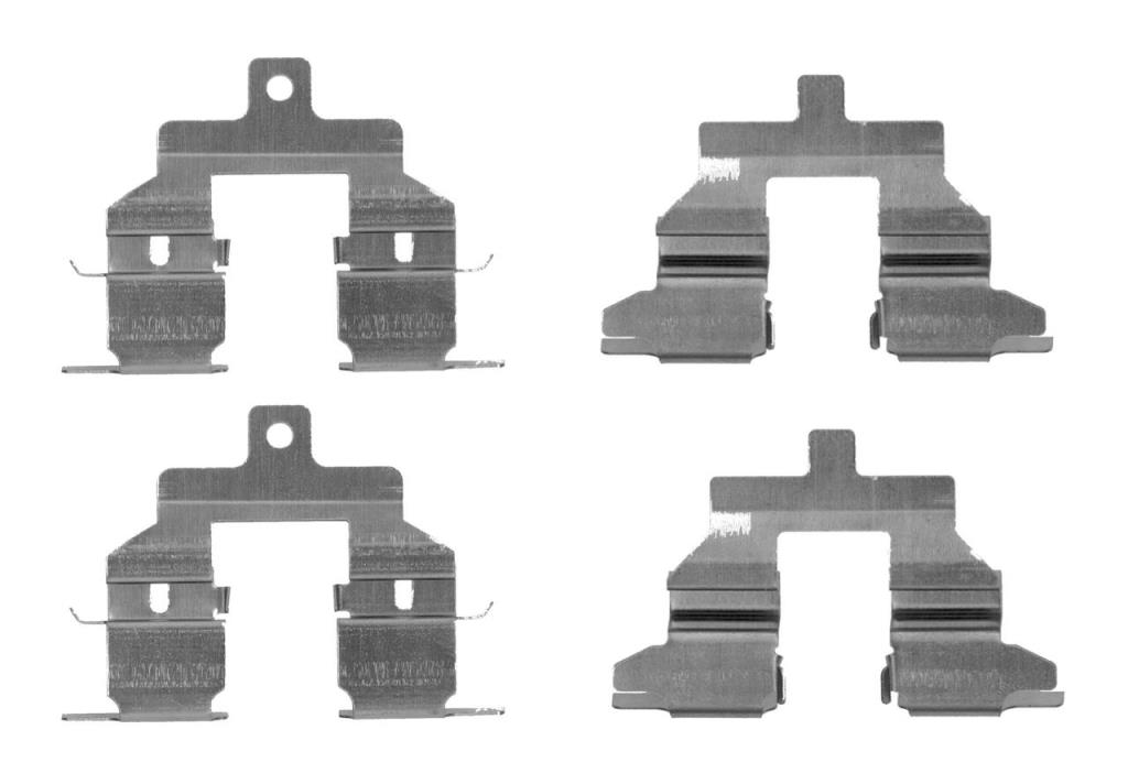 Kit d'accessoires pour plaquette de frein à disque BOSCH 1 987 474 715