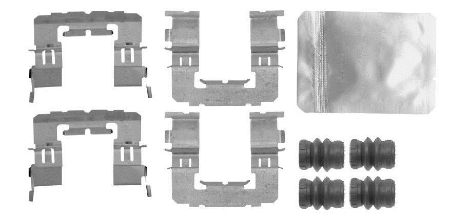 Kit d'accessoires pour plaquette de frein à disque BOSCH 1 987 474 765