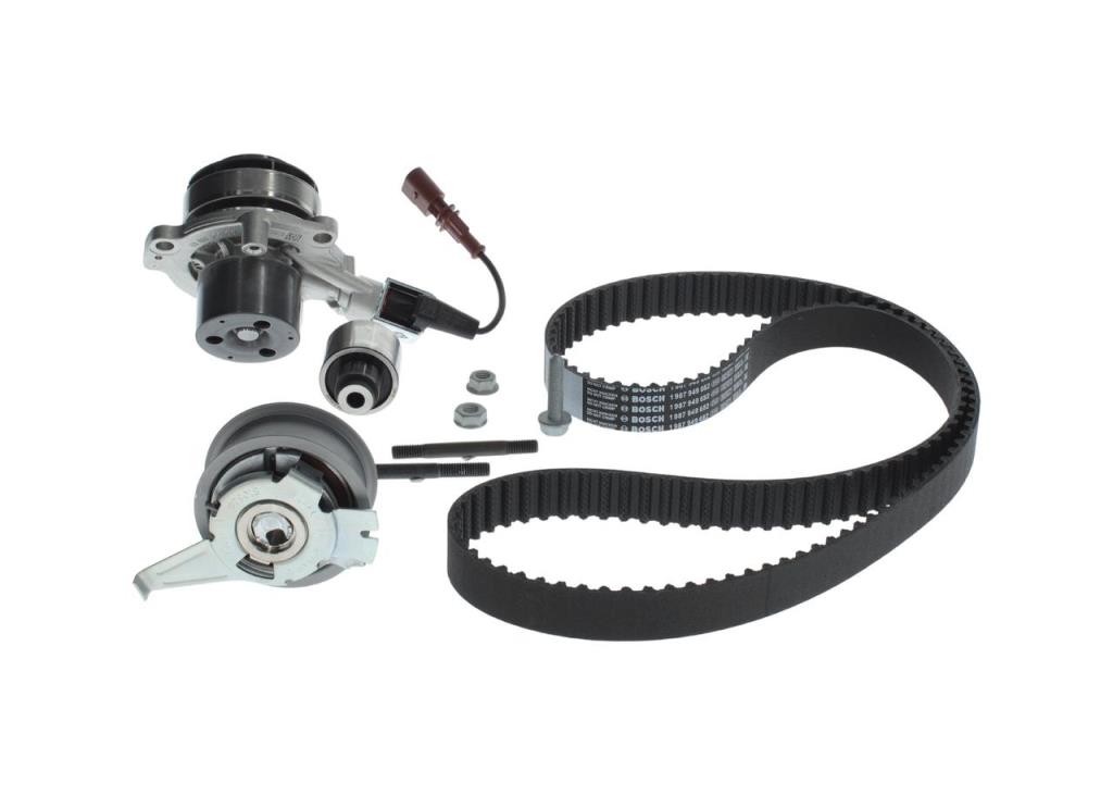 Pompe à eau + kit de courroie de distribution (Kit courroie de distribution) BOSCH ref. 1 987 946 383