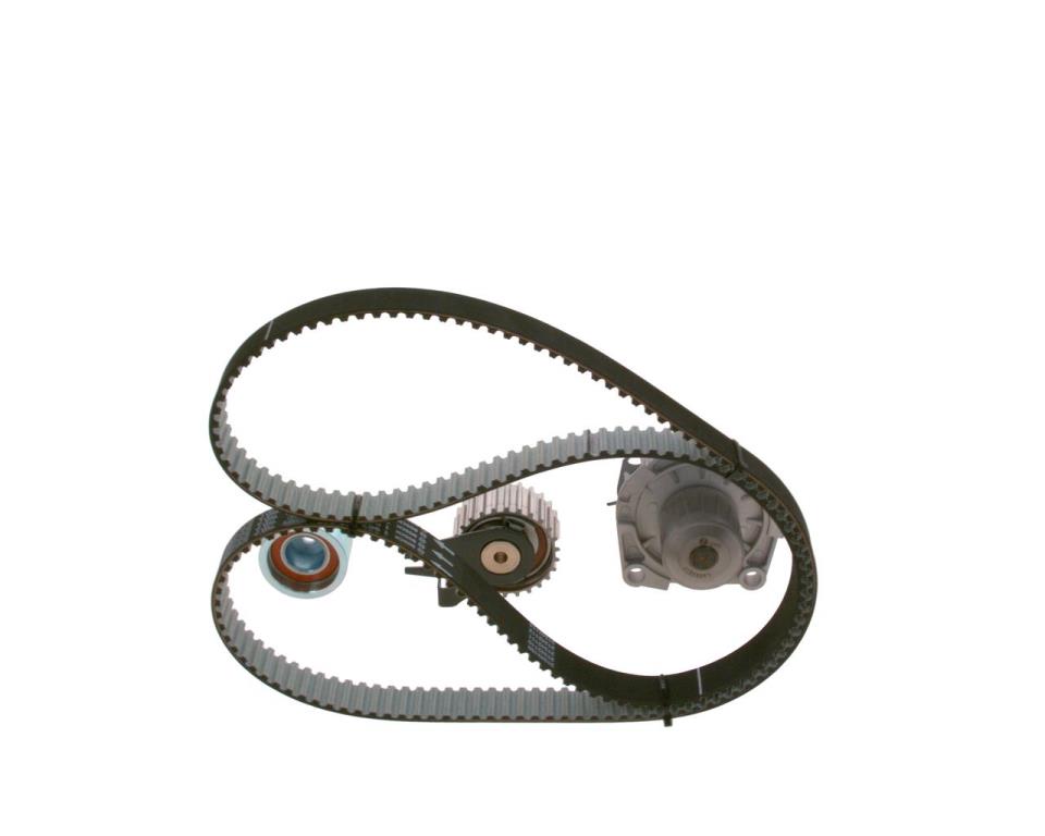 Pompe à eau + kit de courroie de distribution (Kit courroie de distribution) BOSCH ref. 1 987 946 458