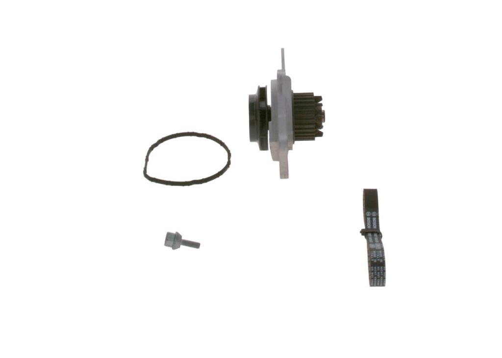 Pompe à eau + kit de courroie de distribution (Kit courroie de distribution) BOSCH ref. 1 987 946 483