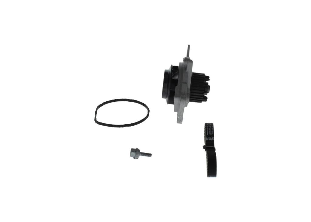 Pompe à eau + kit de courroie de distribution (Kit courroie de distribution) BOSCH ref. 1 987 946 495