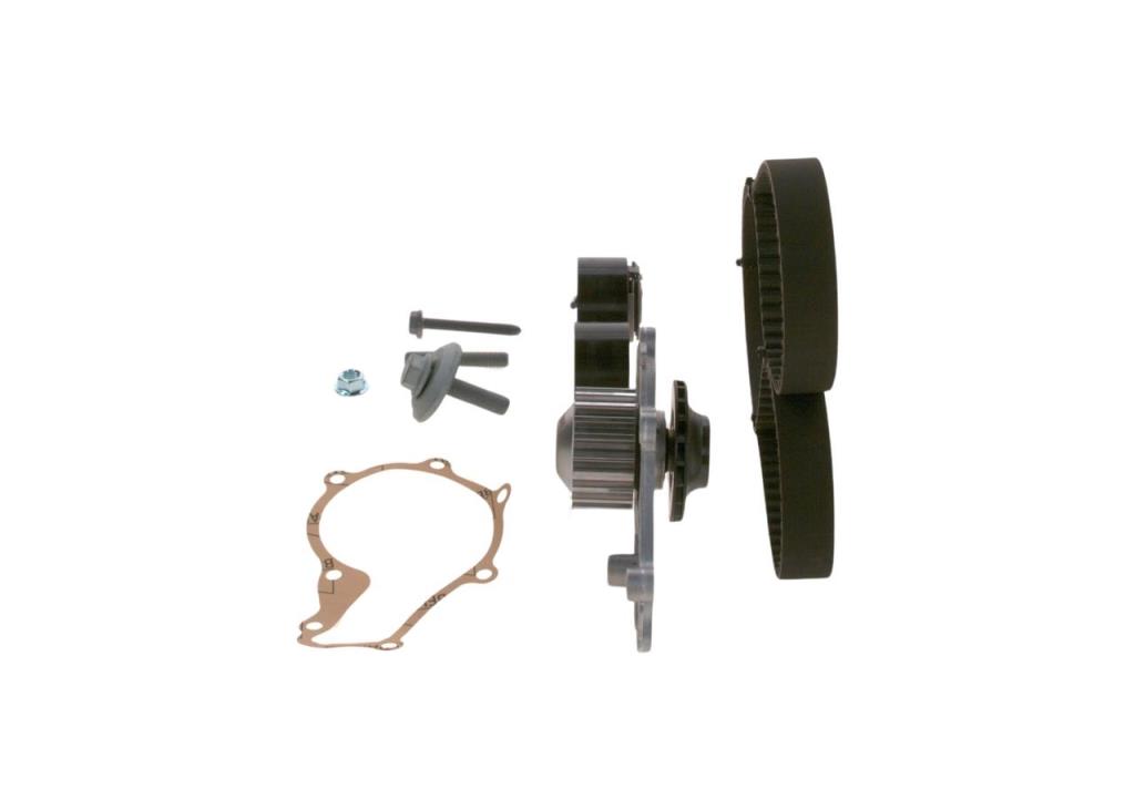 Pompe à eau + kit de courroie de distribution (Kit courroie de distribution) BOSCH ref. 1 987 946 929