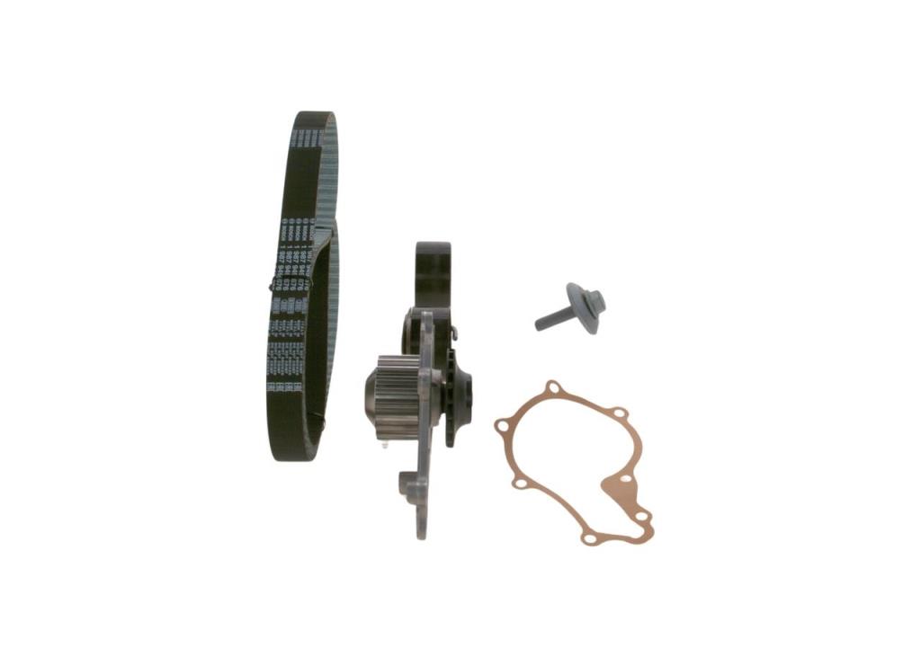 Pompe à eau + kit de courroie de distribution (Kit courroie de distribution) BOSCH ref. 1 987 946 947