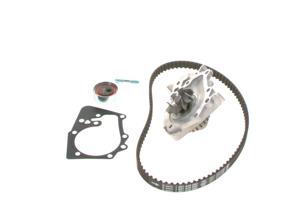 Pompe à eau + kit de courroie de distribution (Kit courroie de distribution) BOSCH ref. 1 987 948 516