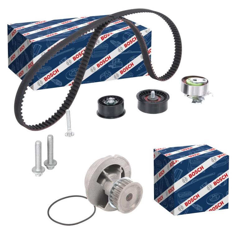 Pompe à eau + kit de courroie de distribution (Kit courroie de distribution) BOSCH ref. 1 987 948 749