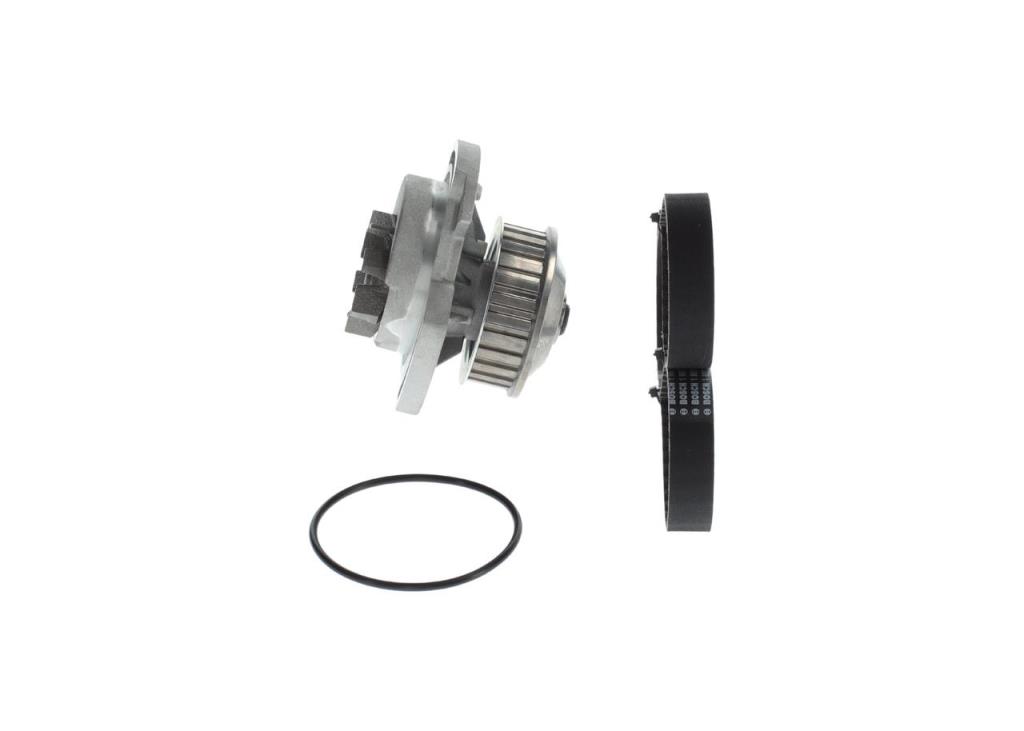 Pompe à eau + kit de courroie de distribution (Kit courroie de distribution) BOSCH ref. 1 987 948 801