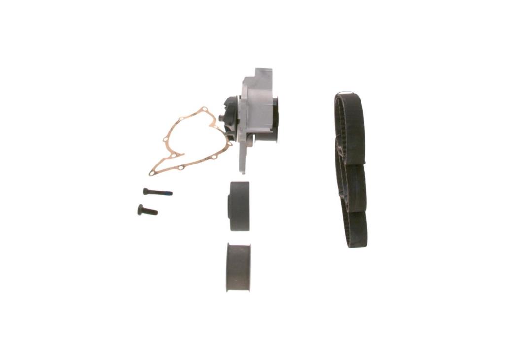 Pompe à eau + kit de courroie de distribution (Kit courroie de distribution) BOSCH ref. 1 987 948 862