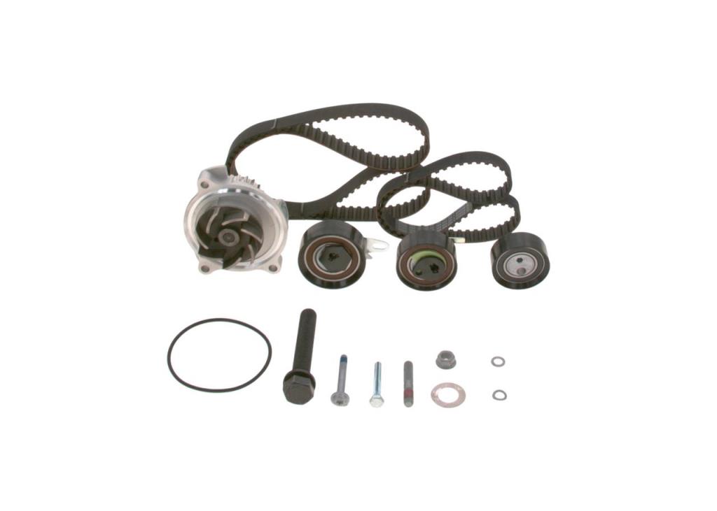 Pompe à eau + kit de courroie de distribution (Kit courroie de distribution) BOSCH ref. 1 987 948 873