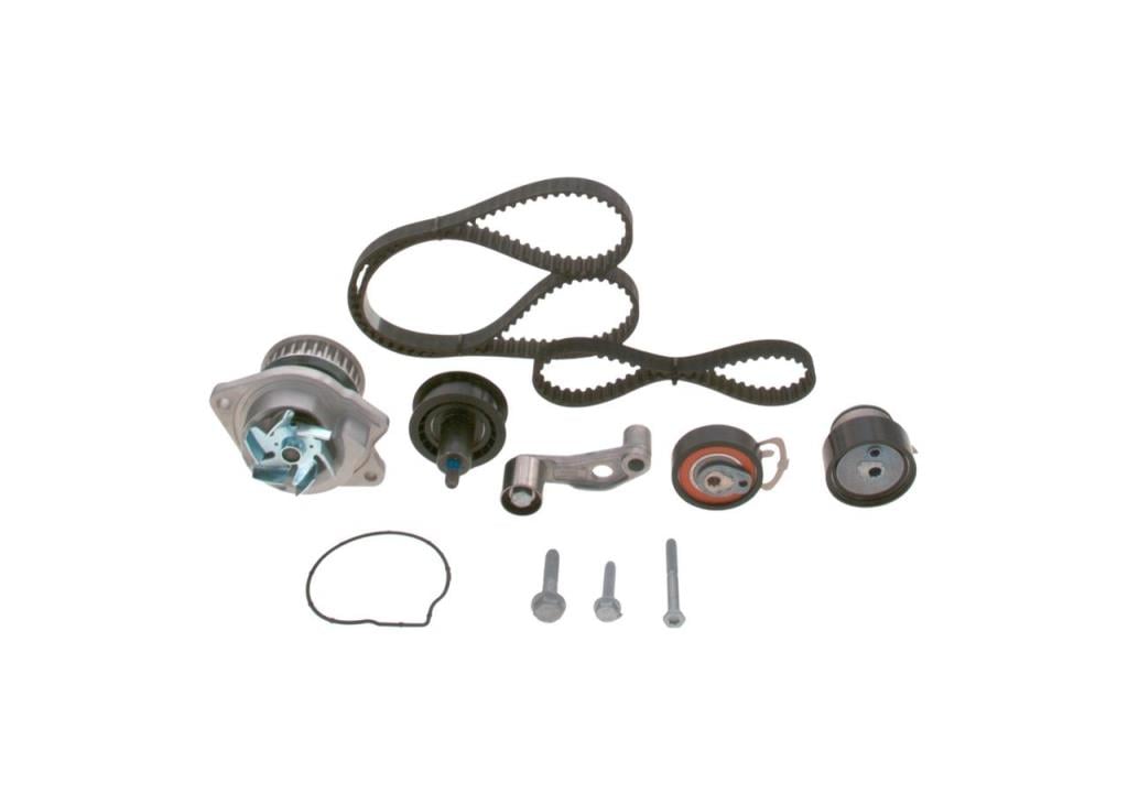 Pompe à eau + kit de courroie de distribution (Kit courroie de distribution) BOSCH ref. 1 987 948 886